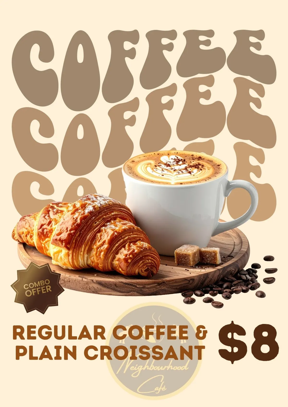 Coffee Combo menu at Neighbourhood Cafe